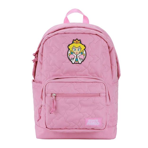 Super Mario Bros - Princess Peach Quilted Backpack (E20)